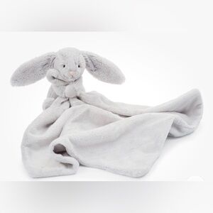 Jellycat Gray Bunny Soother / Lovey - Like New!